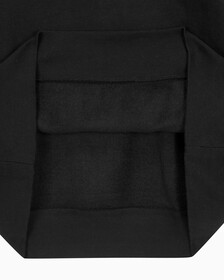 Buy 남성 아카이브 릴렉스핏 CK 스몰 로고 기모 후디 in color BLACK BEAUTY