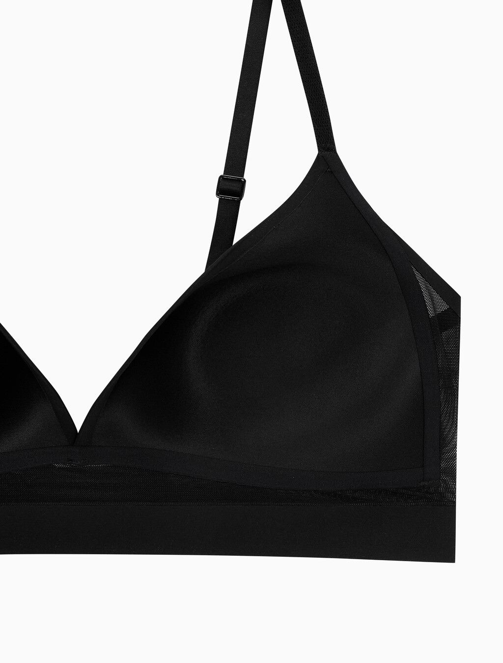 Buy 여성 인비져블 NSE 메쉬 트라이앵글 in color BLACK