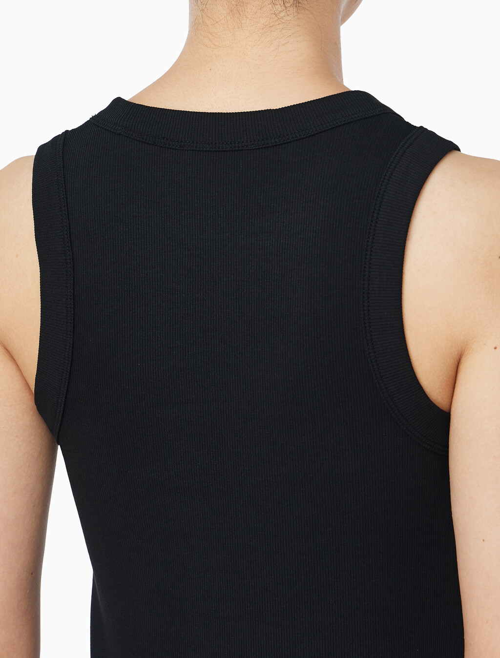 Buy 여성 모노그램 립 슬리브리스 in color BLACK