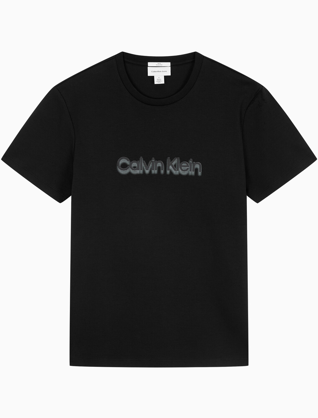 Buy 슬림핏 캘빈클라인 로고 티 in color BLACK