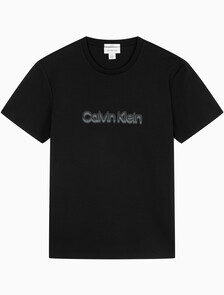Buy 슬림핏 캘빈클라인 로고 티 in color BLACK