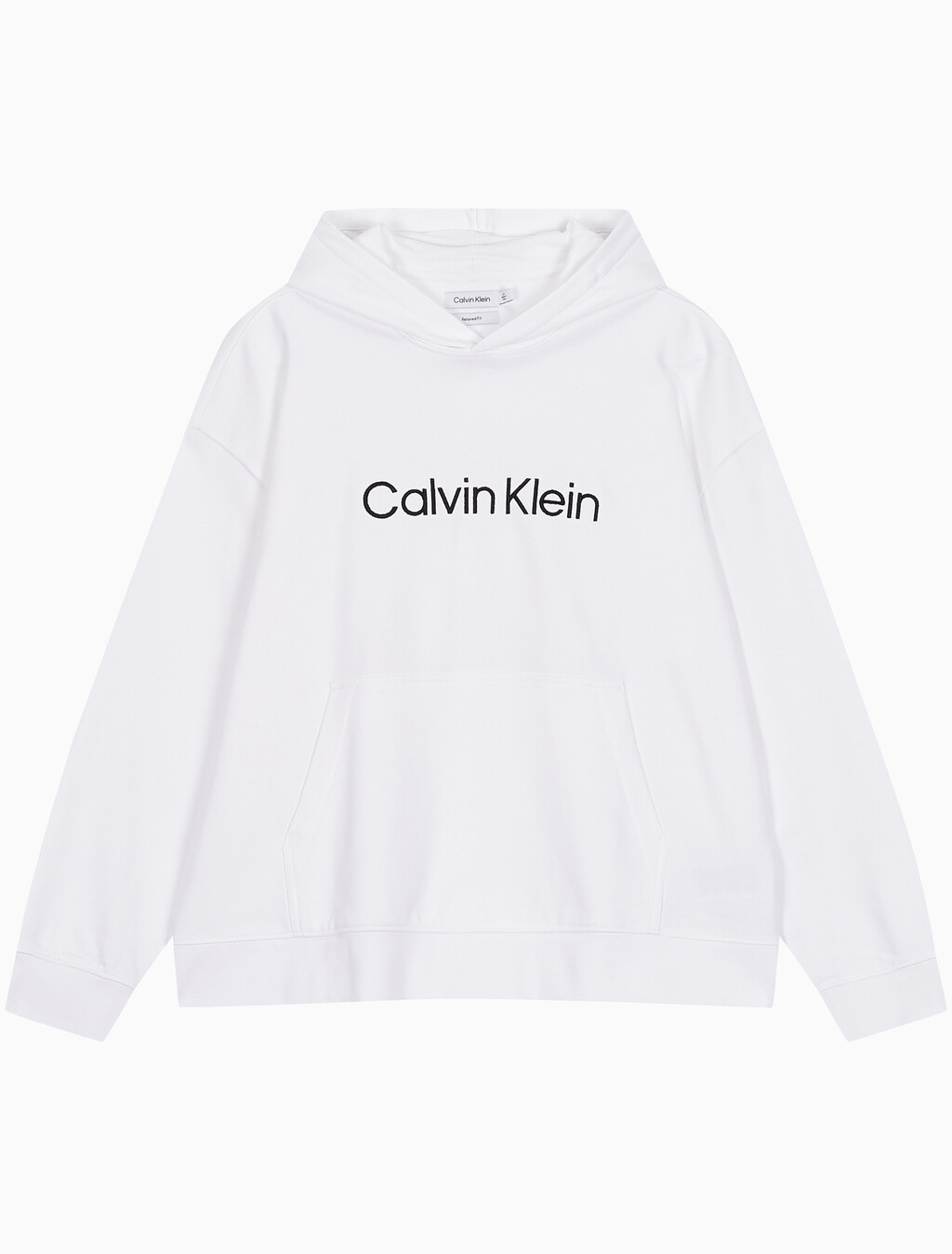 Buy 남성 릴렉스핏 스탠다드 로고 후드 티셔츠 in color BRILLIANT WHITE