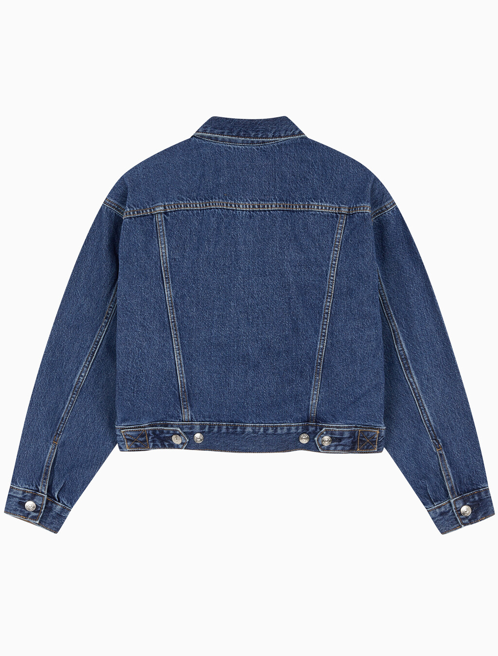 Buy 여성 90'S 히어로 트러커 자켓 in color DARK BLUE