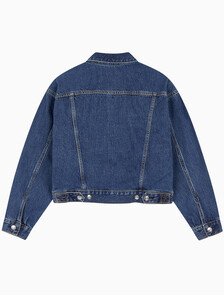 Buy 여성 90'S 히어로 트러커 자켓 in color DARK BLUE