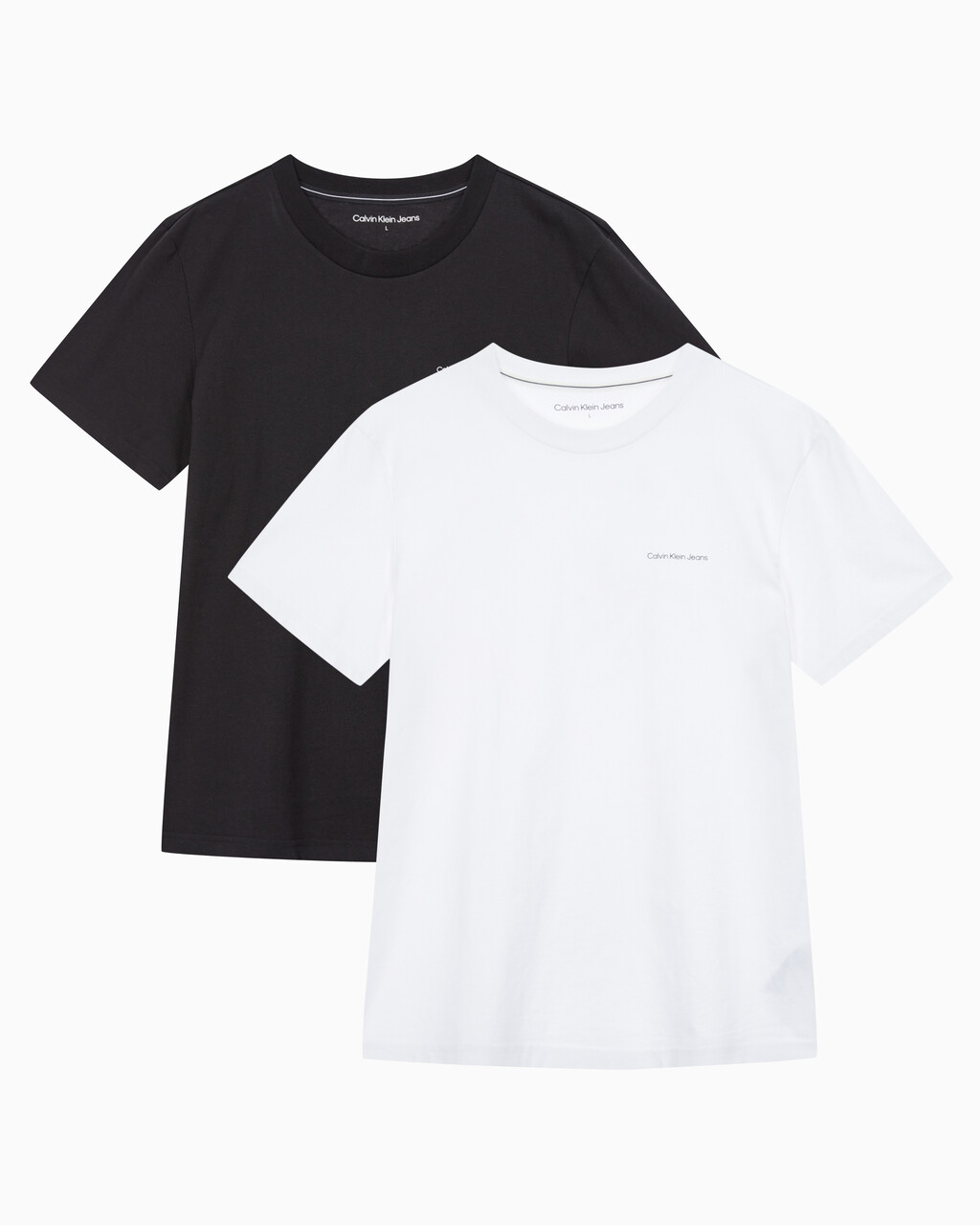 Buy 남녀공용 릴렉스핏 2PK 반팔 티셔츠 in color CK BLACK