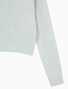 Buy 여성 L/S 부클레 폴로 in color light blue