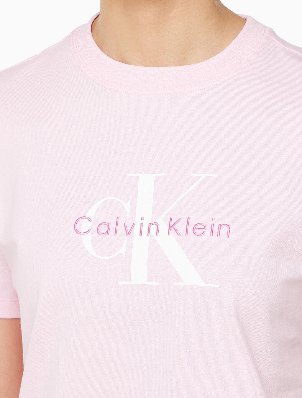 Buy 여성 히어로 모노그램 로고 반팔티셔츠 in color PASTEL PINK