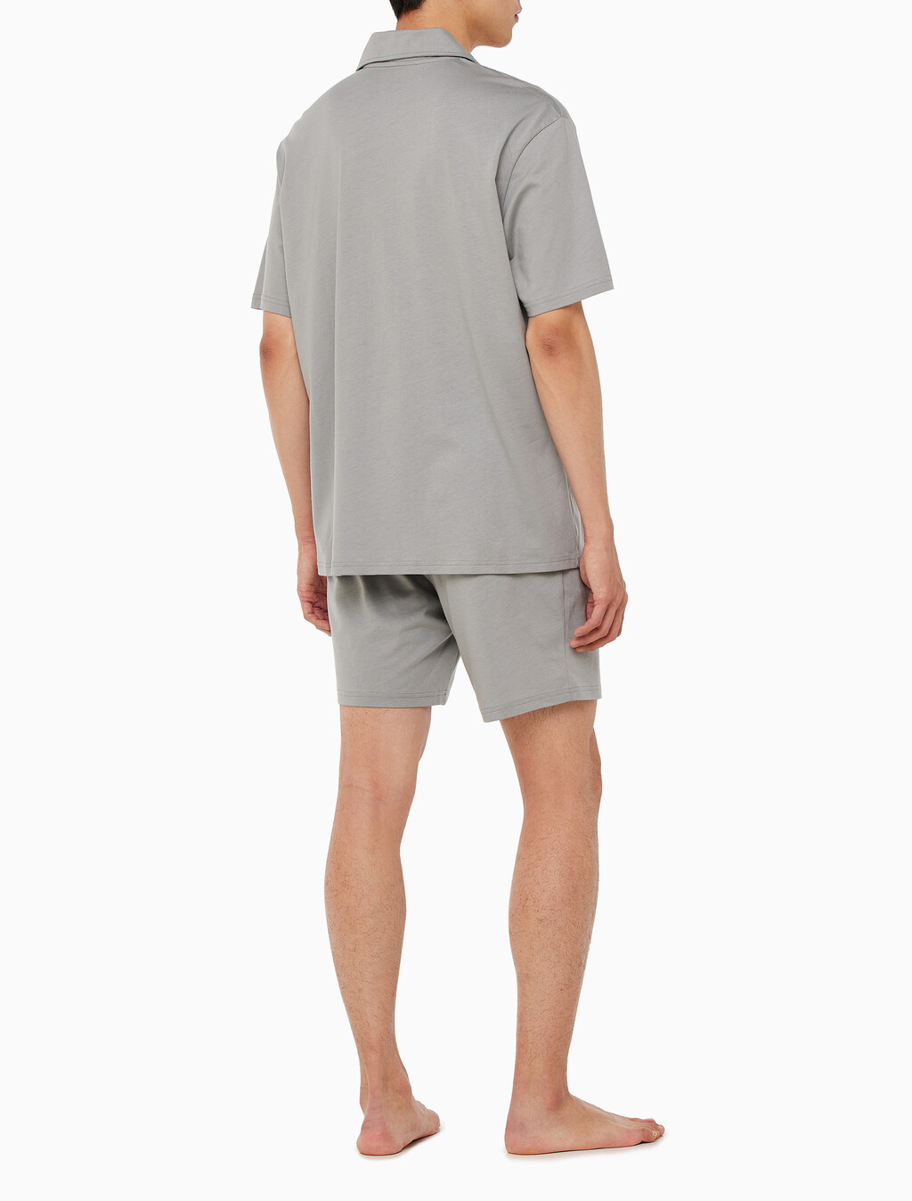 Buy 남성 니트 텐셀 쿨링 슬립 쇼츠 in color GREY
