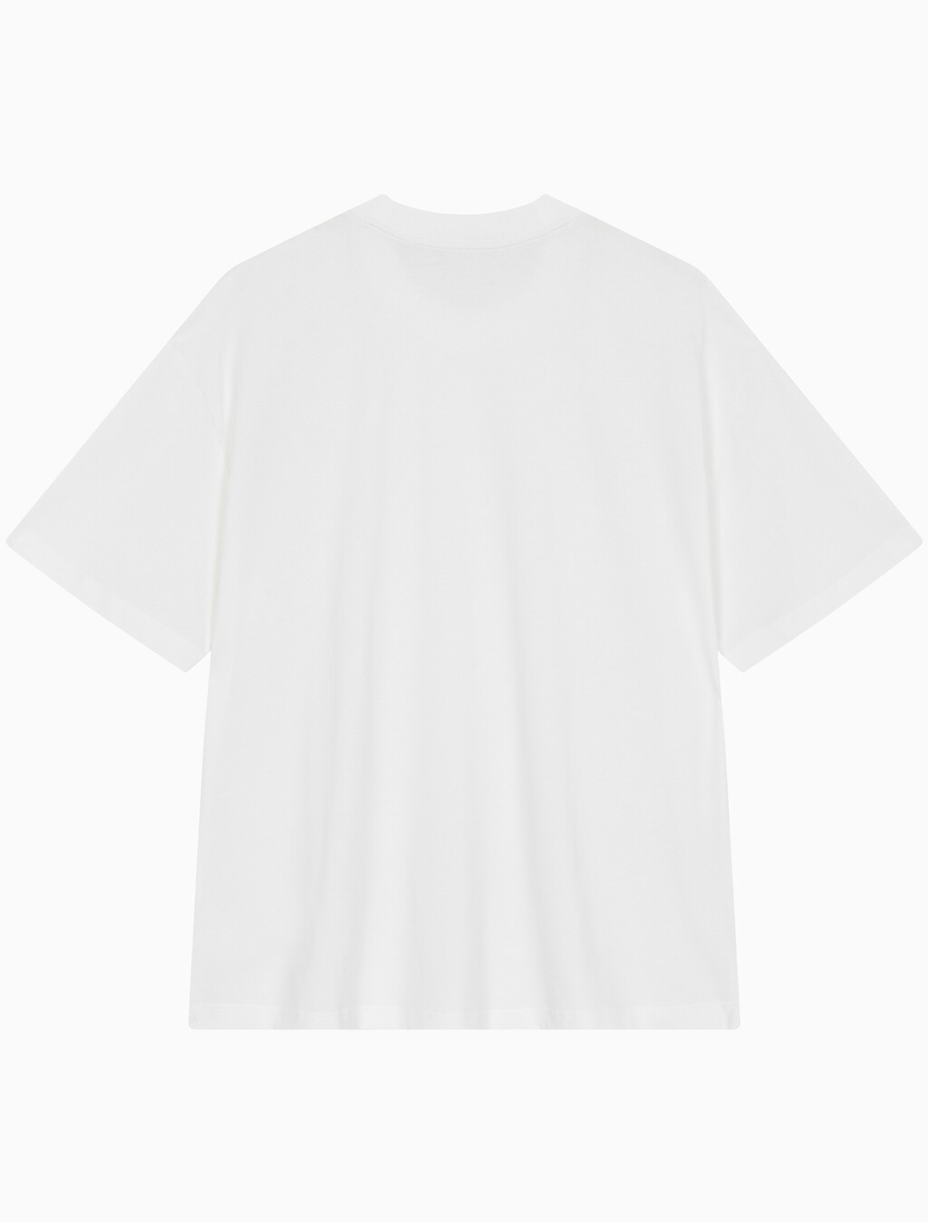 Buy 남성 오버핏 인스티튜셔널 로고 반팔 티셔츠 in color BRIGHT WHITE