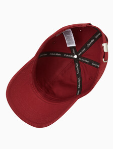 Buy 남녀공용 CKJ 모노그램 엠브로이더리 볼캡 in color Burgandy