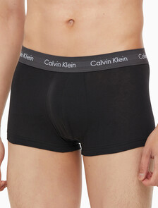 Buy 남성 코튼 스트레치 로우 라이즈 드로즈 5PK in color BLACK