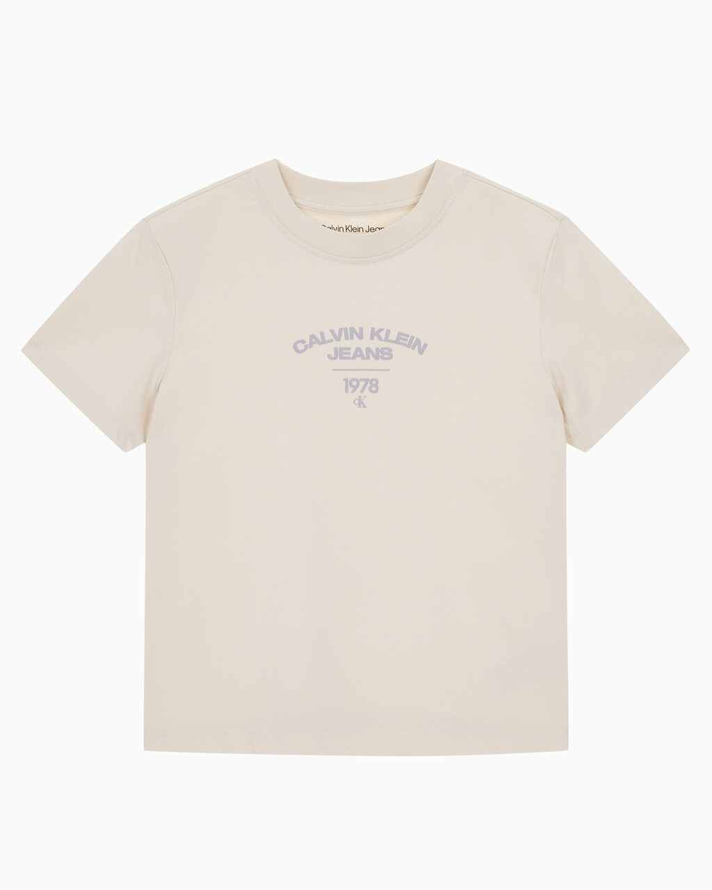 Buy 여성 1987 로고 베이비핏 반팔 티셔츠 in color BLUR FLORAL_BLACK