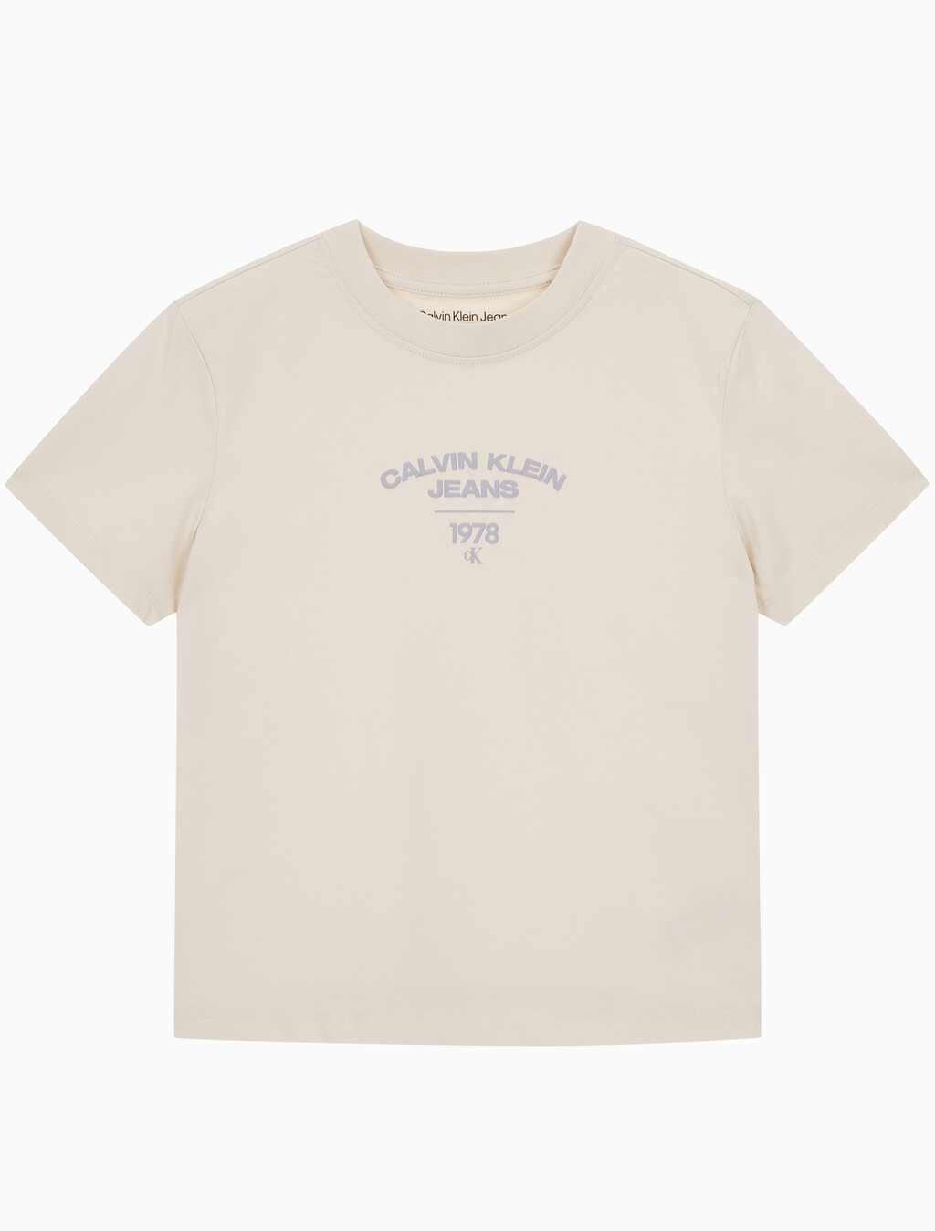 Buy 여성 1987 로고 베이비핏 반팔 티셔츠 in color BLUR FLORAL_BLACK
