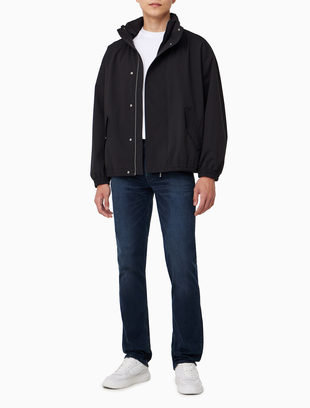 Buy 남성 릴렉스핏 패커블 후드 테크 자켓 in color CK BLACK