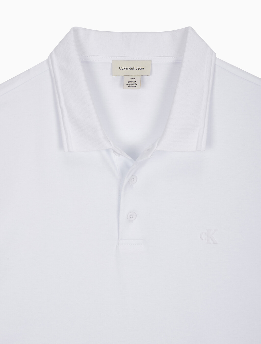 Buy 남성 레귤러핏 인터락 폴로 반팔 티셔츠 in color BRILLIANT WHITE