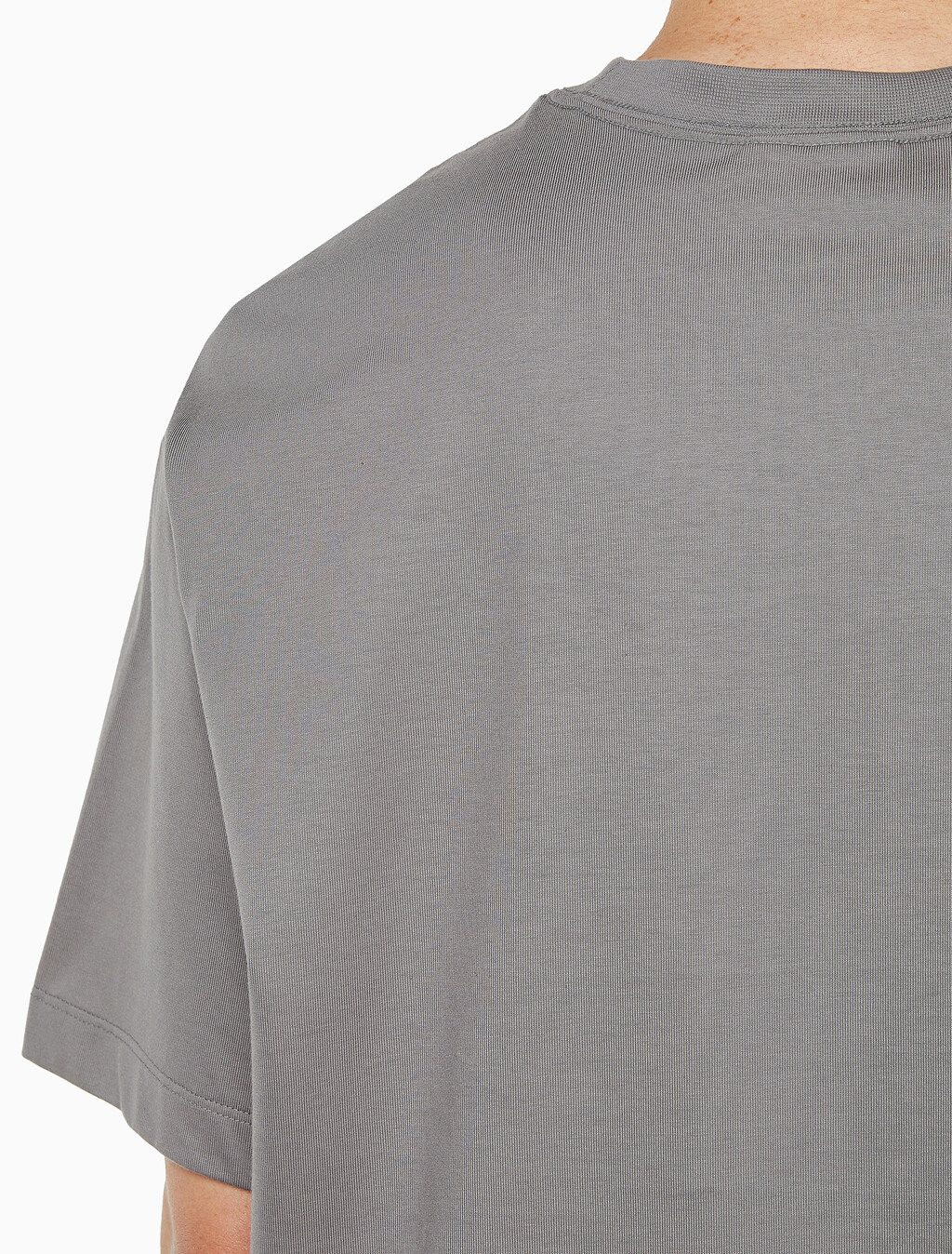 Buy 남성 릴렉스핏 바우하우스 로고 반팔 티셔츠 in color STEEPLE GRAY