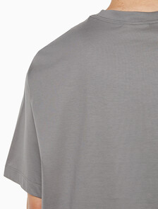 Buy 남성 릴렉스핏 바우하우스 로고 반팔 티셔츠 in color STEEPLE GRAY